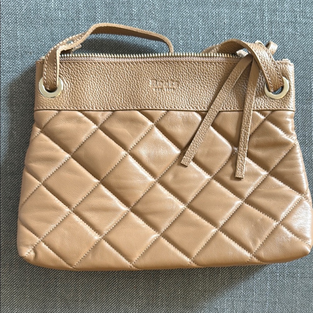 Tan Quilted Leather Women's Bag